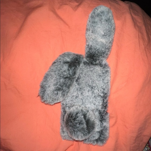 Fluffy bunny iPhone X case - Picture 2 of 7